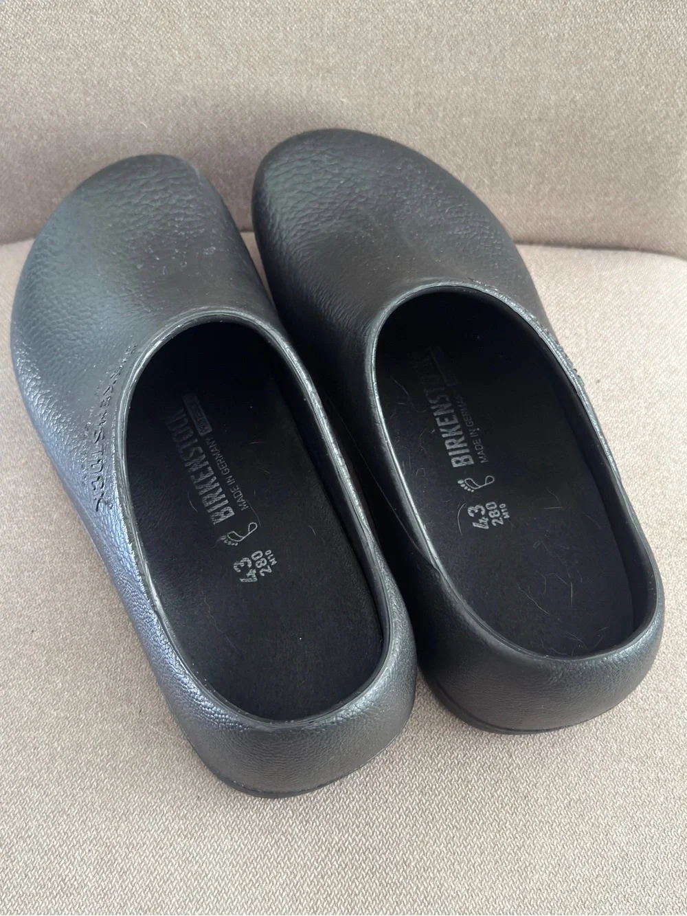 Birkenstock Men's Black Slip-On Sandals